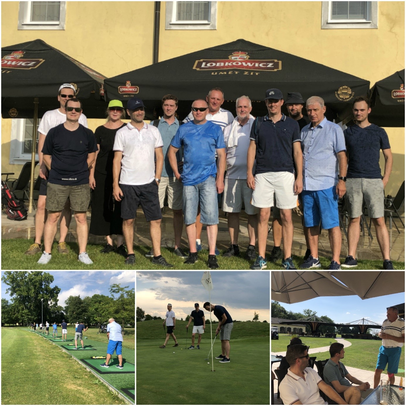 sféra na golfe v Báči